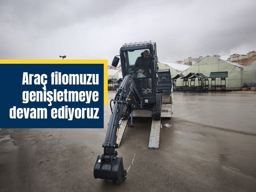 Araç filosunu güçlendirmeye devam ediyoruz