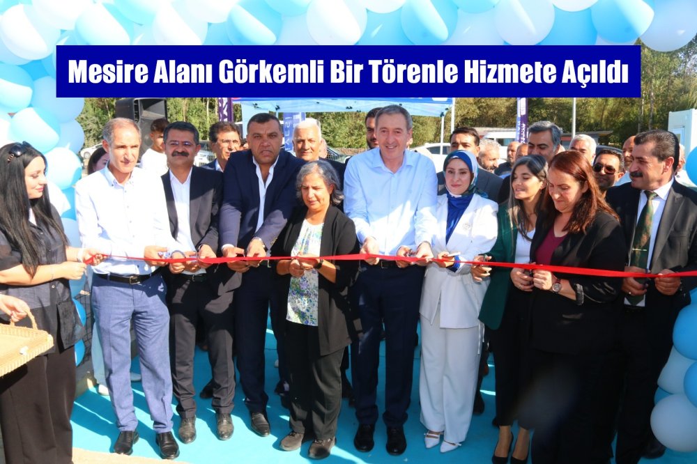 Edremit Mesire Alanını düzenlenen törenle halkın hizmetine açıldı