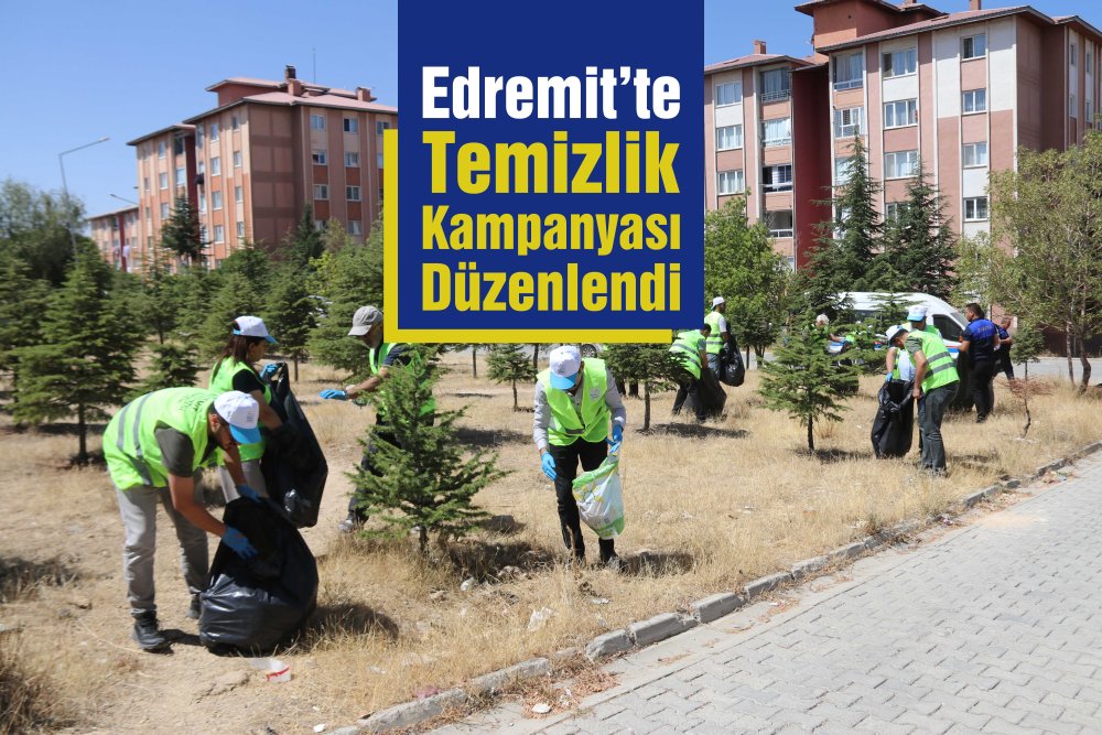 Edremit’te Temizlik Kampanyası Düzenlendi
