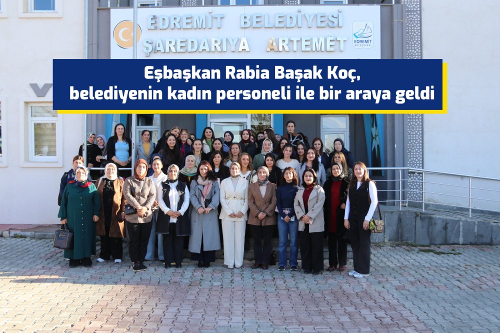 Eşbaşkanımız Rabia Başak Koç, belediye kadın personellerimiz ile bir araya geldi.