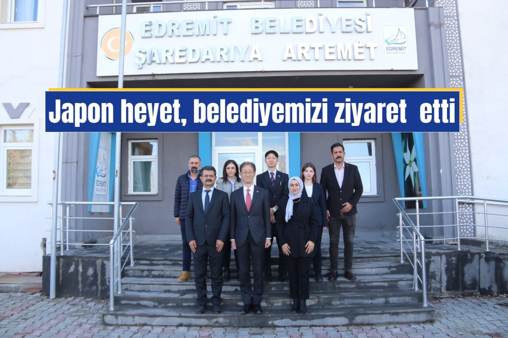 Japon heyetten belediyemize ziyaret