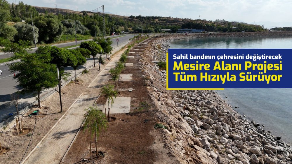 Sahil bandının çehresini değiştirecek Mesire Alanı Projesi tüm hızıyla sürüyor